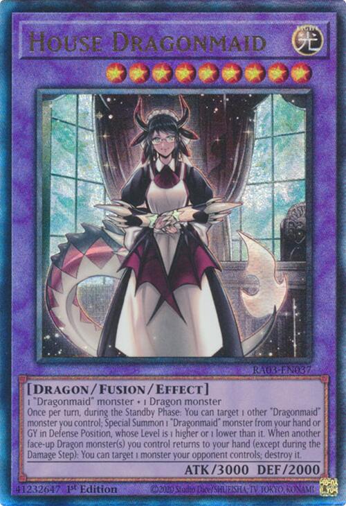 House Dragonmaid (UTR) [RA03-EN037] Ultimate Rare 