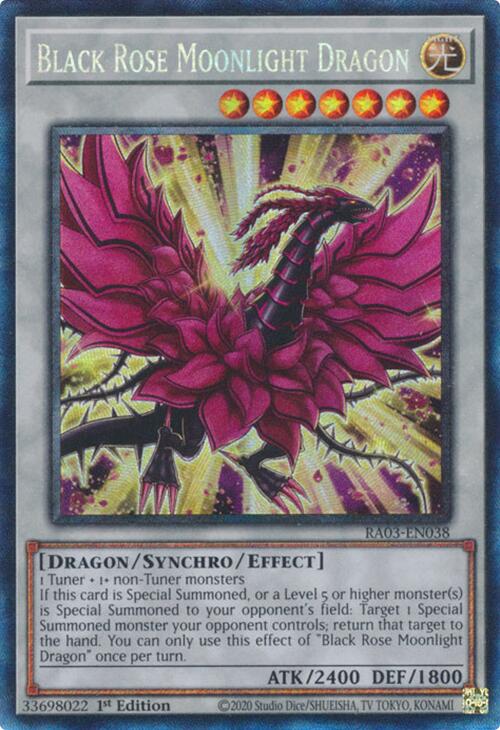 Black Rose Moonlight Dragon (CR) [RA03-EN038] Collector's Rare 