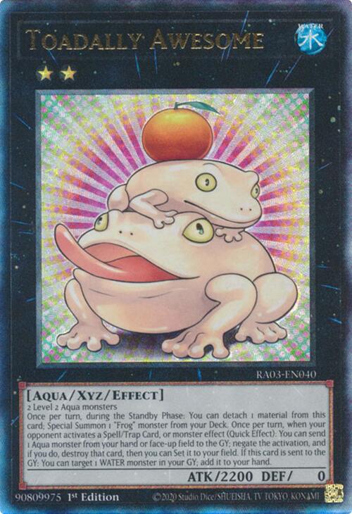 Toadally Awesome (UTR) [RA03-EN040] Ultimate Rare 
