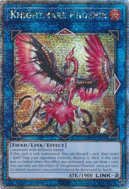 Knightmare Phoenix (Quarter Century Secret Rare) [RA03-EN042] Quarter Century Secret Rare 