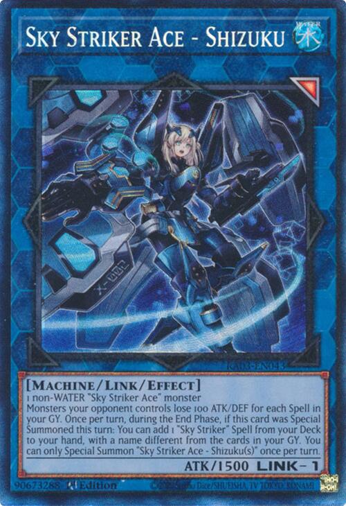 Sky Striker Ace - Shizuku (CR) [RA03-EN043] Collector's Rare 