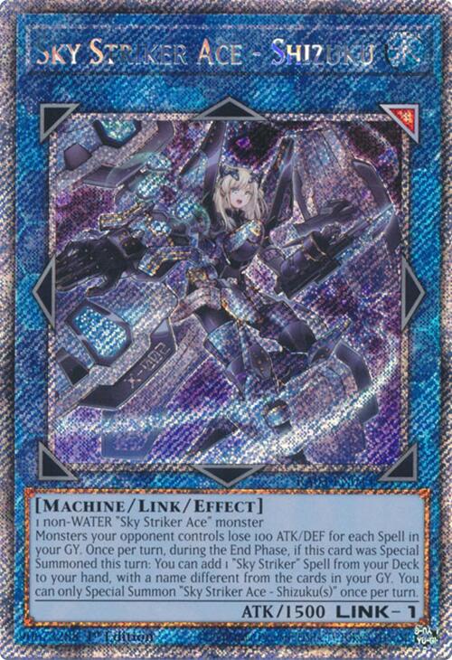 Sky Striker Ace - Shizuku (Platinum Secret Rare) [RA03-EN043] Platinum Secret Rare 