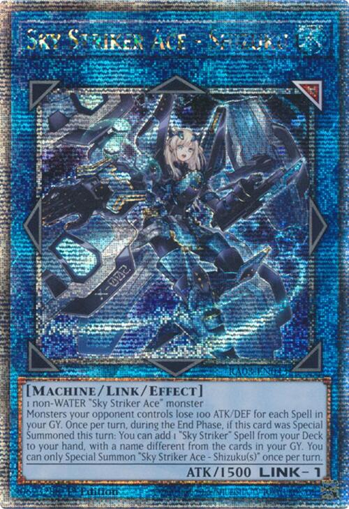 Sky Striker Ace - Shizuku (Quarter Century Secret Rare) [RA03-EN043] Quarter Century Secret Rare 