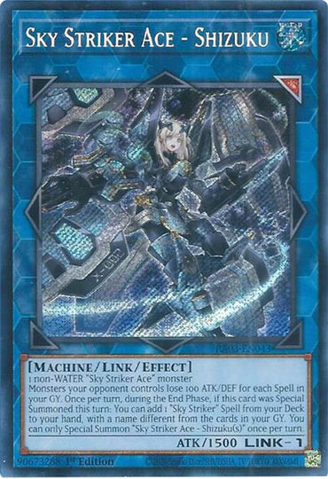 Sky Striker Ace - Shizuku (Secret Rare) [RA03-EN043] Secret Rare 