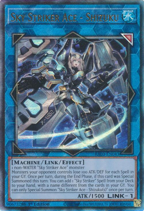 Sky Striker Ace - Shizuku (UTR) [RA03-EN043] Ultimate Rare 