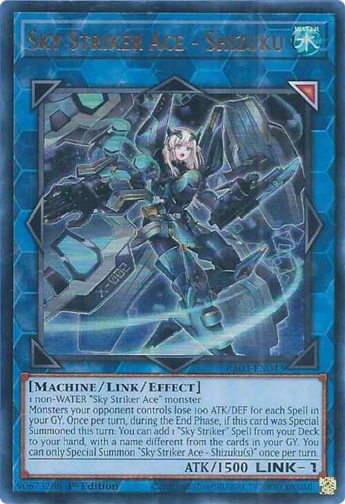 Sky Striker Ace - Shizuku (UR) [RA03-EN043] Ultra Rare 