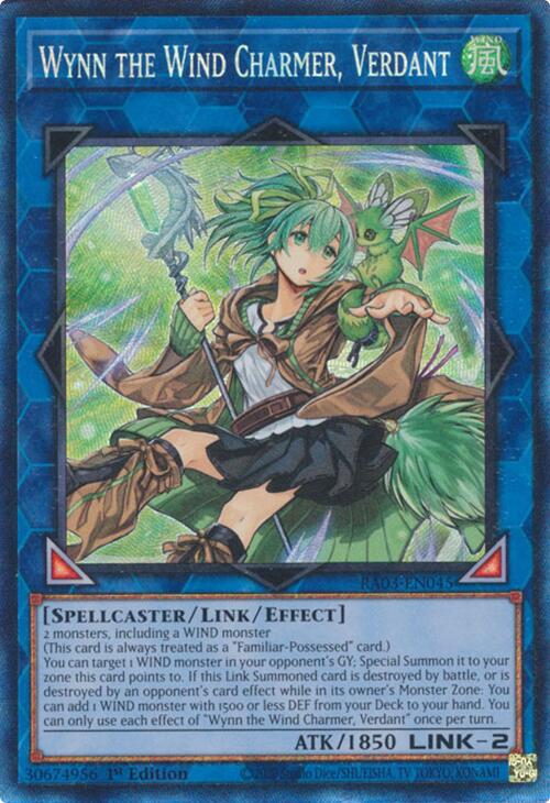 Wynn the Wind Charmer, Verdant (CR) [RA03-EN045] Collector's Rare 