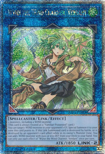 Wynn the Wind Charmer, Verdant (Quarter Century Secret Rare) [RA03-EN045] Quarter Century Secret Rare 