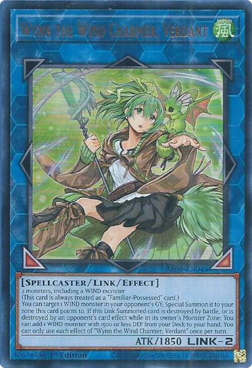 Wynn the Wind Charmer, Verdant (UR) [RA03-EN045] Ultra Rare 