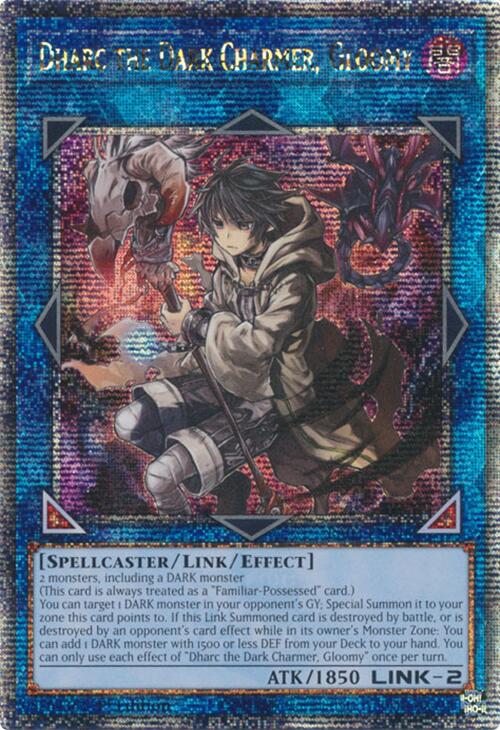 Dharc the Dark Charmer, Gloomy (Quarter Century Secret Rare) [RA03-EN048] Quarter Century Secret Rare 