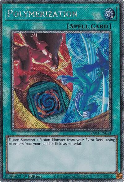 Polymerization (Platinum Secret Rare) [RA03-EN051] Platinum Secret Rare