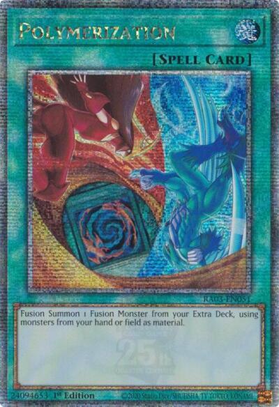 Polymerization (Quarter Century Secret Rare) [RA03-EN051] Quarter Century Secret Rare 
