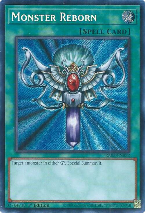 Monster Reborn (Secret Rare) [RA03-EN052] Secret Rare 