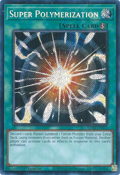 Super Polymerization (Secret Rare) [RA03-EN053] Secret Rare 