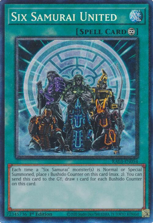 Six Samurai United (CR) [RA03-EN054] Collector's Rare 