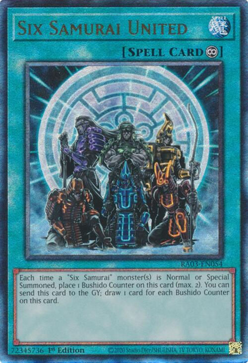 Six Samurai United (UTR) [RA03-EN054] Ultimate Rare 