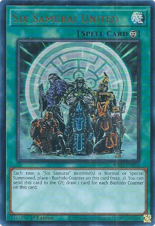 Six Samurai United (UR) [RA03-EN054] Ultra Rare 