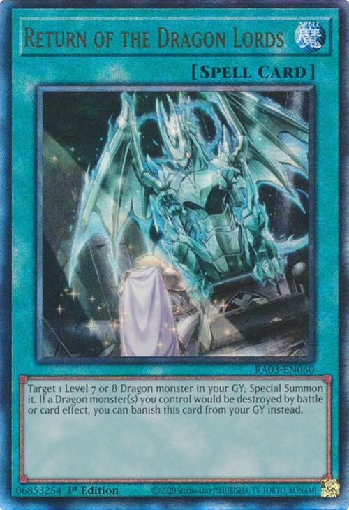 Return of the Dragon Lords (UTR) [RA03-EN060] Ultimate Rare 