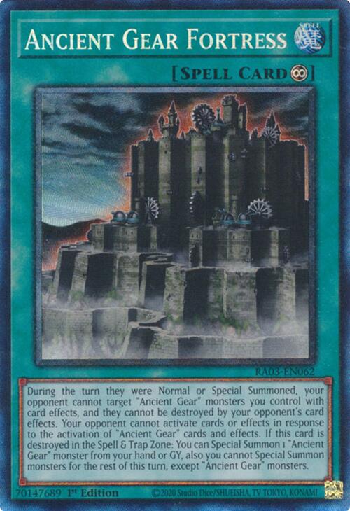 Ancient Gear Fortress (CR) [RA03-EN062] Collector's Rare 