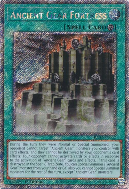 Ancient Gear Fortress (Platinum Secret Rare) [RA03-EN062] Platinum Secret Rare 