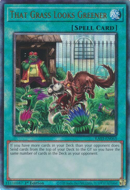 That Grass Looks Greener (UTR) [RA03-EN063] Ultimate Rare 