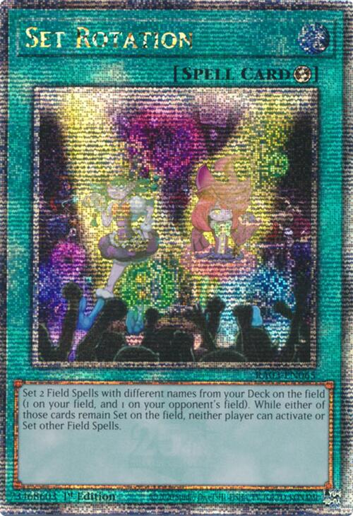 Set Rotation (Quarter Century Secret Rare) [RA03-EN065] Quarter Century Secret Rare 