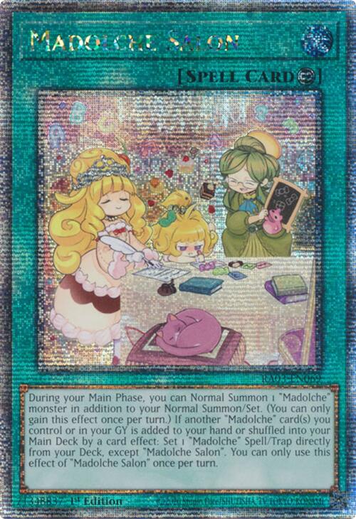 Madolche Salon (Quarter Century Secret Rare) [RA03-EN069] Quarter Century Secret Rare 