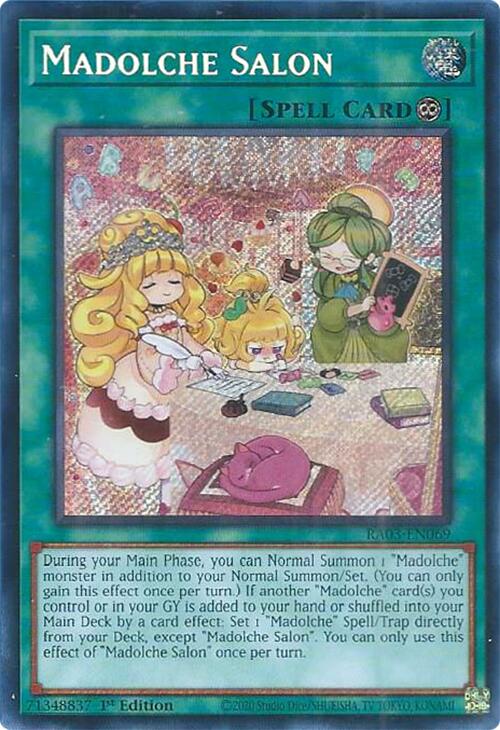 Madolche Salon (Secret Rare) [RA03-EN069] Secret Rare 