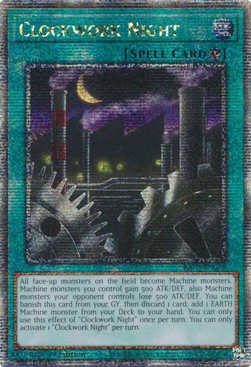 Clockwork Night (Quarter Century Secret Rare) [RA03-EN071] Quarter Century Secret Rare 