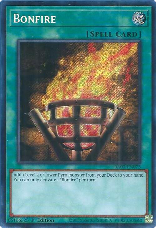 Bonfire (Secret Rare) [RA03-EN073] Secret Rare 