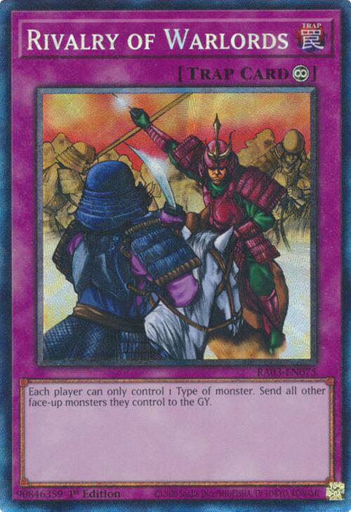 Rivalry of Warlords (CR) [RA03-EN075] Collector's Rare 
