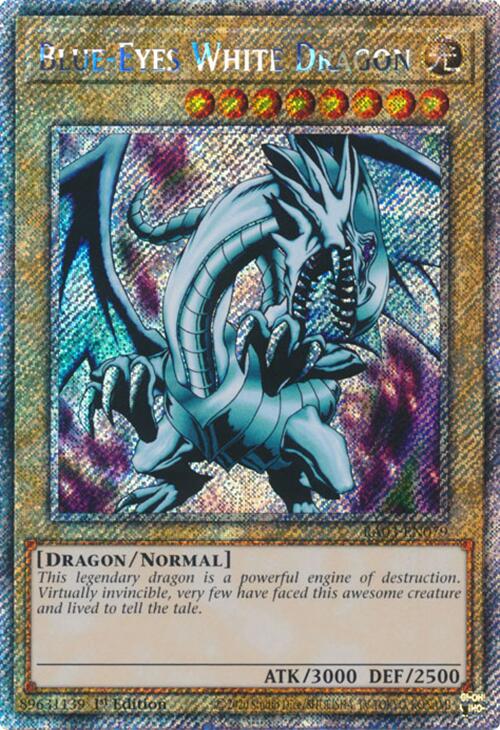 Blue-Eyes White Dragon (Platinum Secret Rare) [RA03-EN079] Platinum Secret Rare 