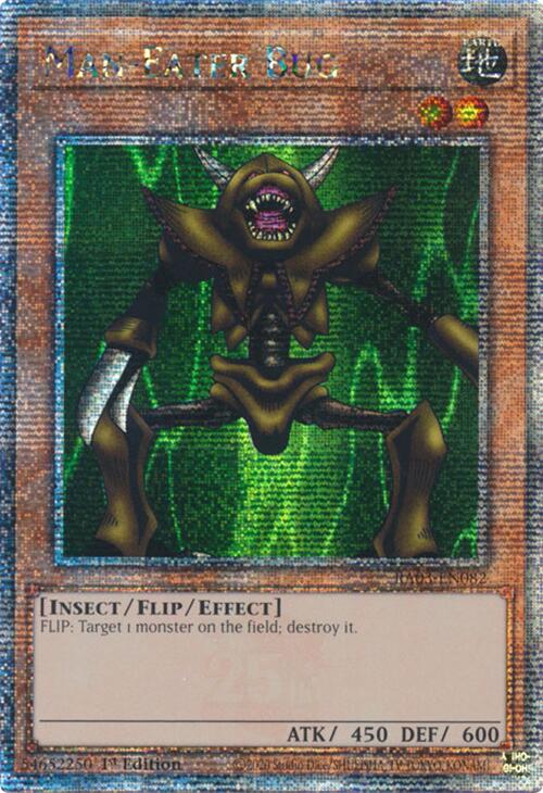 Man-Eater Bug (Quarter Century Secret Rare) [RA03-EN082] Quarter Century Secret Rare 