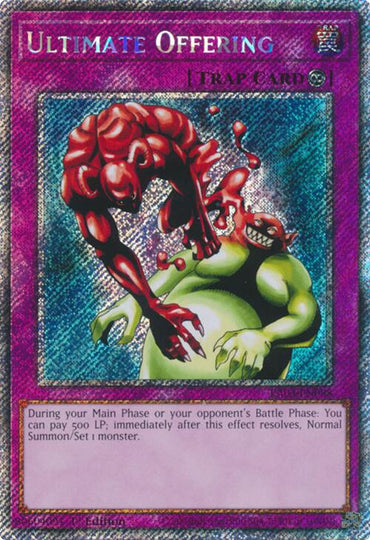 Ultimate Offering (Platinum Secret Rare) [RA03-EN088] Platinum Secret Rare 