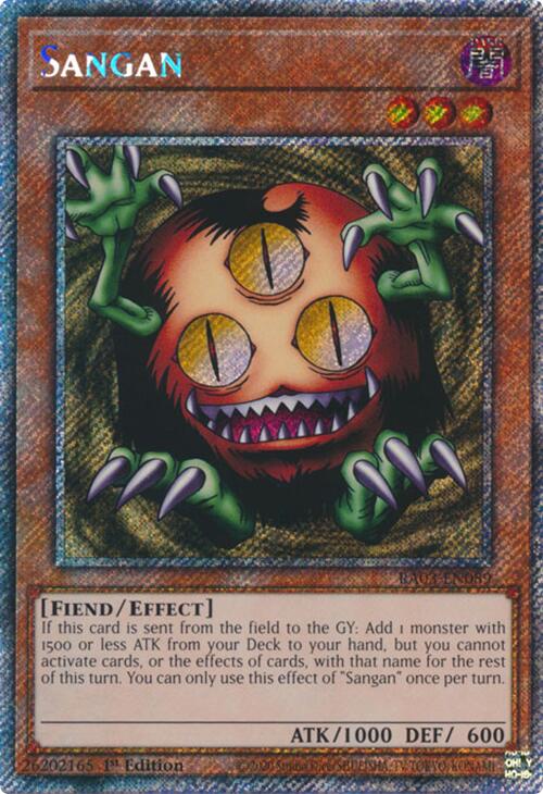 Sangan (Platinum Secret Rare) [RA03-EN089] Platinum Secret Rare 