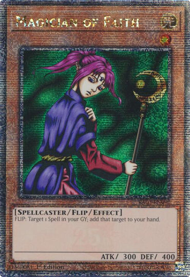 Magician of Faith (Quarter Century Secret Rare) [RA03-EN090] Quarter Century Secret Rare 