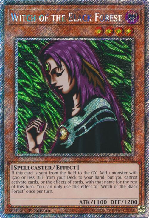 Witch of the Black Forest (Platinum Secret Rare) [RA03-EN091] Platinum Secret Rare 