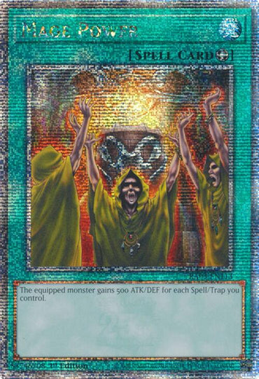 Mage Power (Quarter Century Secret Rare) [RA03-EN113] Quarter Century Secret Rare 