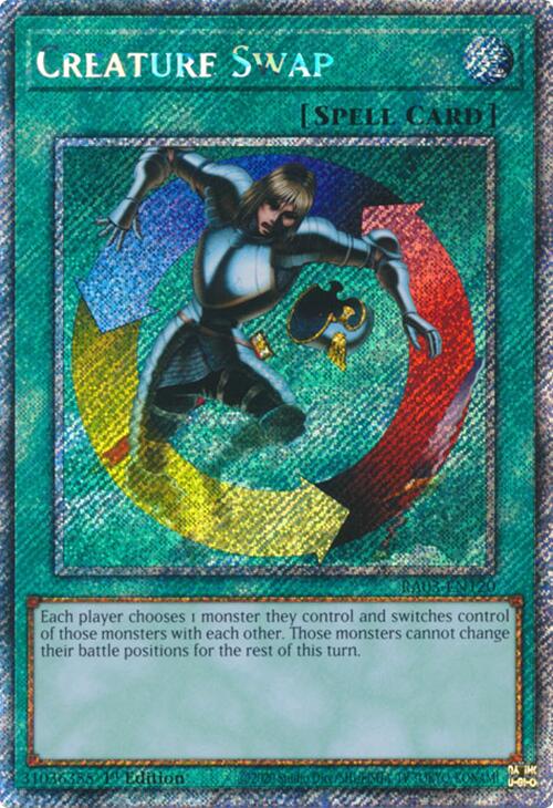 Creature Swap (Platinum Secret Rare) [RA03-EN120] Platinum Secret Rare 