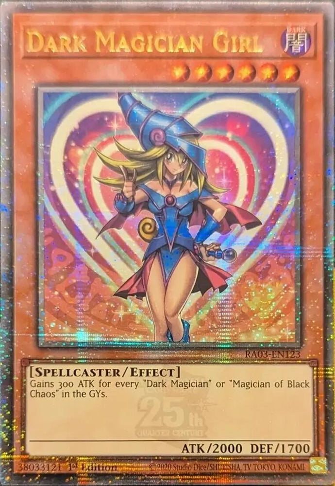 Dark Magician Girl (Quarter Century Secret Rare) [RA03-EN123] Quarter Century Secret Rare 