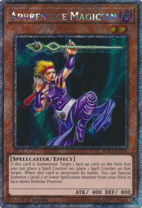 Apprentice Magician (Platinum Secret Rare) [RA03-EN124] Platinum Secret Rare 