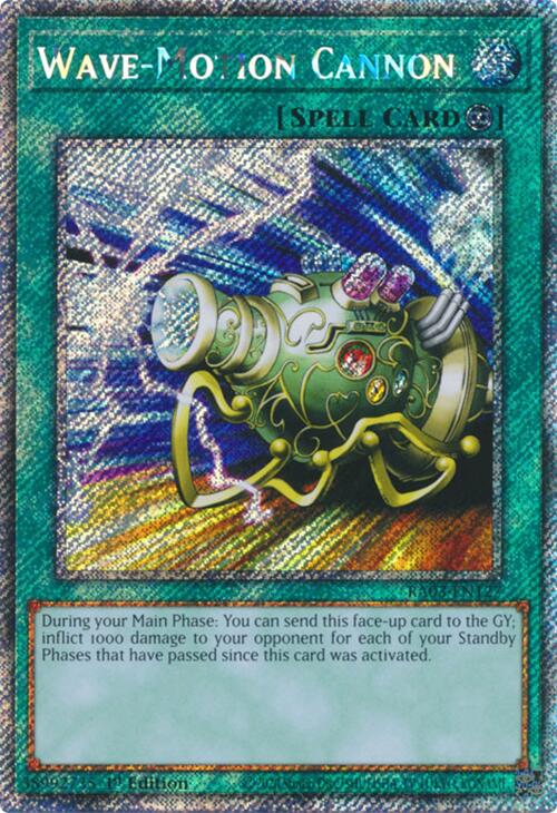 Wave-Motion Cannon (Platinum Secret Rare) [RA03-EN127] Platinum Secret Rare 