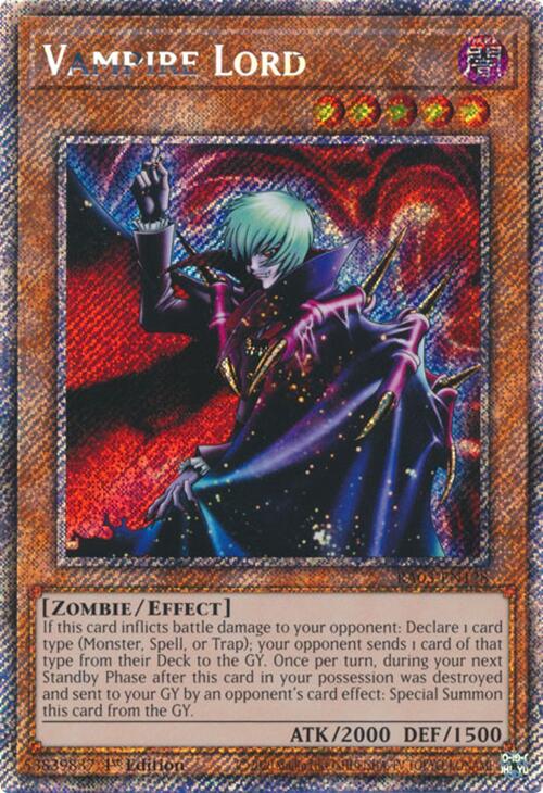 Vampire Lord (Platinum Secret Rare) [RA03-EN128] Platinum Secret Rare 