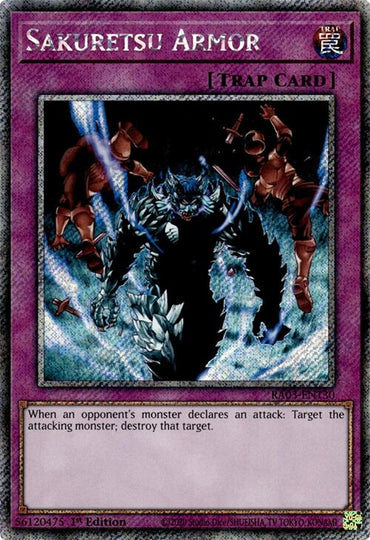 Sakuretsu Armor (Platinum Secret Rare) [RA03-EN130] Platinum Secret Rare 