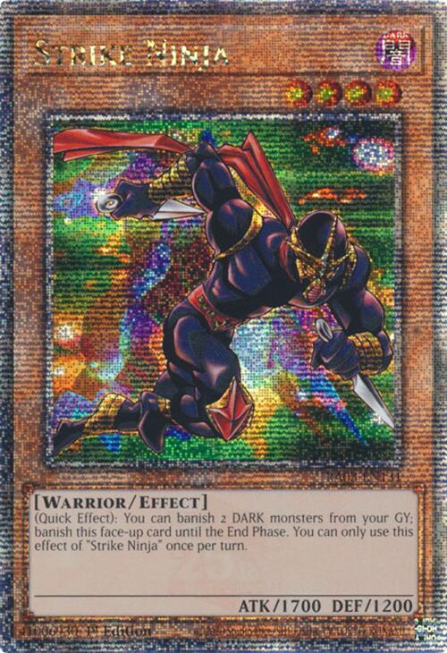 Strike Ninja (Quarter Century Secret Rare) [RA03-EN131] Quarter Century Secret Rare 