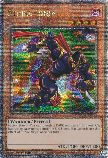 Strike Ninja (Quarter Century Secret Rare) [RA03-EN131] Quarter Century Secret Rare 