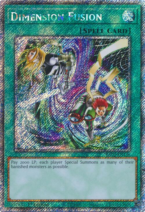 Dimension Fusion (Platinum Secret Rare) [RA03-EN136] Platinum Secret Rare