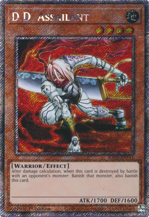 DD Assailant (Platinum Secret Rare) [RA03-EN141] Platinum Secret Rare 