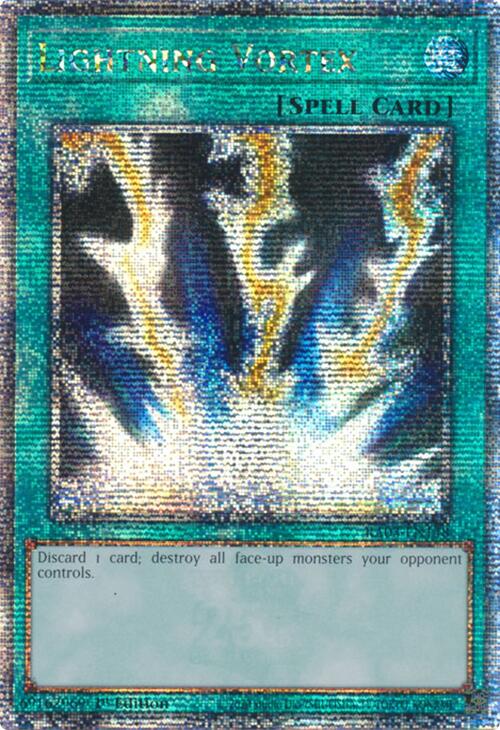 Lightning Vortex (Quarter Century Secret Rare) [RA03-EN148] Quarter Century Secret Rare 