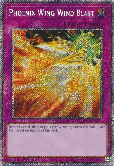 Phoenix Wing Wind Blast (Platinum Secret Rare) [RA03-EN149] Platinum Secret Rare 